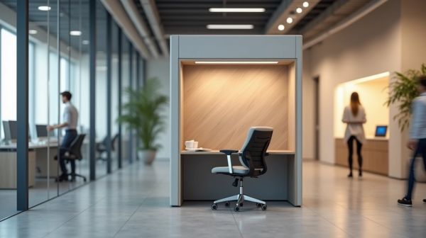 Améliorez votre confort au travail avec des cabines acoustiques
