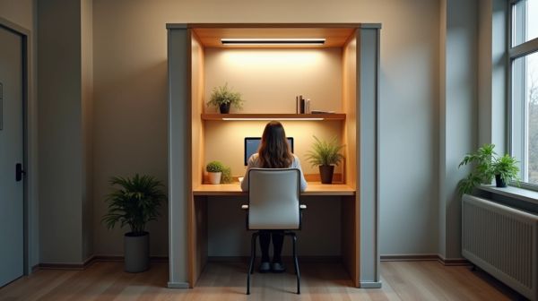 Améliorez votre confort au travail avec des cabines acoustiques
